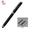 3 in 1 LED -Stift -Laser -Laser -Metall -Metall -Achterstilrollenstiften